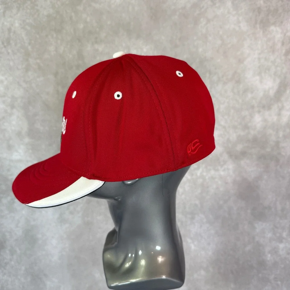 Outdoor Cap Peppers Hat Mens L/XL Red Solid Proflex Team Green Bamboo Charcoal